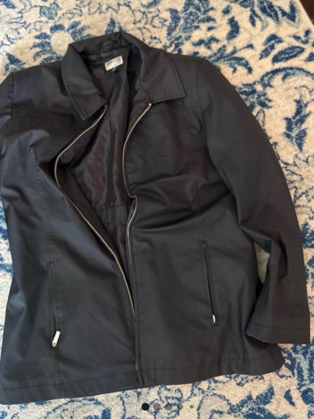 giacca Black Lightweight Zip Jacket